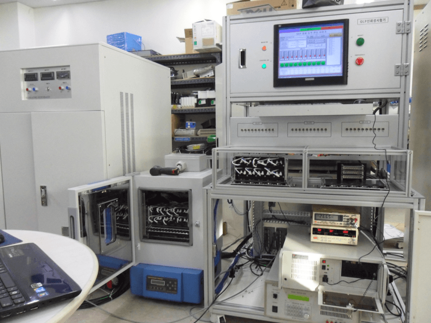 OLP 특성, 수명 실험기